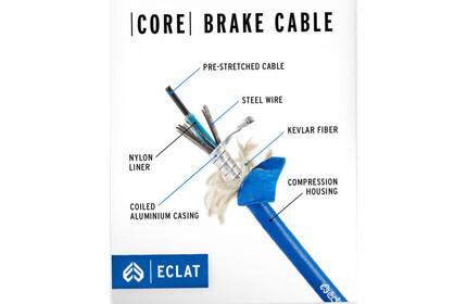 ECLAT Core Linear Brake Cable black