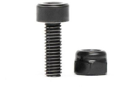 SALTPLUS HQ PC Replacement Pedal Pin & Nut Set black (20 Pieces each)