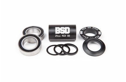 BSD Substance Mid-BB Kit silver-polished 22mm