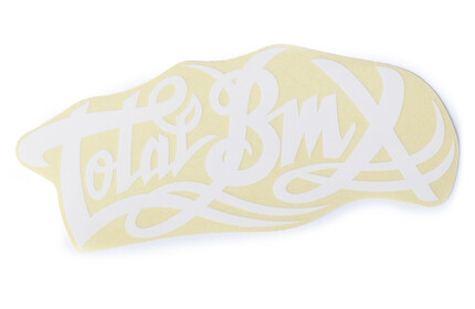 TOTAL-BMX Big Logo Sticker white