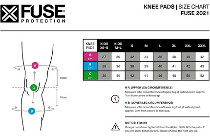 FUSE Omega Knee Pads black S/M
