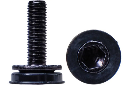 SALT Rookie 8-Spline Crank Flush Mount Bolts (1 Pair) black