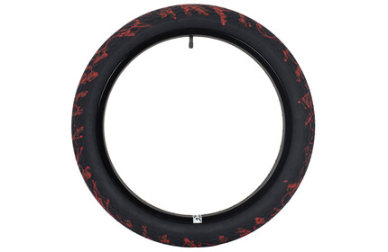 SUBROSA Sawtooth Tire black/blood-splatter 20x2.35