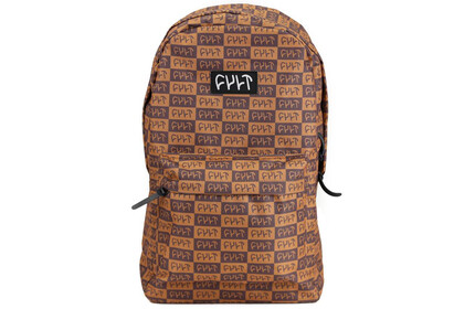 CULT Designer Checker Backpack brown