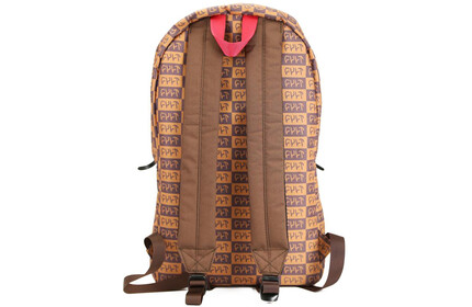 CULT Designer Checker Backpack brown