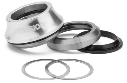 MISSION Turret Integrated Headset silver-polished 