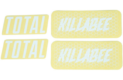 TOTAL-BMX Killabee K4 Sticker Pack white 