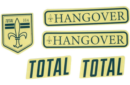 TOTAL-BMX Hangover H4 Sticker Pack black 