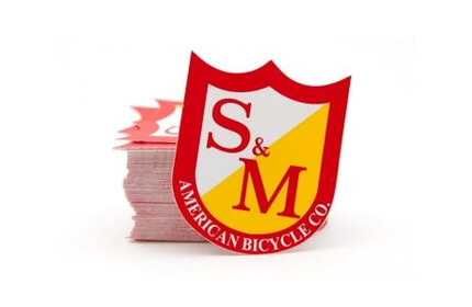 S&M Small Shield Sticker