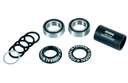 FEDERAL Logo V2 Mid-BB Kit black 22mm