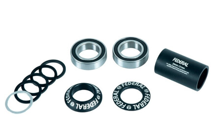 FEDERAL Logo V2 Mid-BB Kit black 22mm