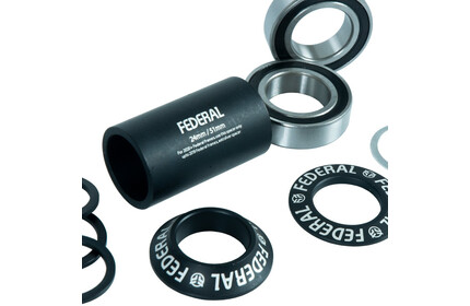 FEDERAL Logo V2 Mid-BB Kit black 22mm