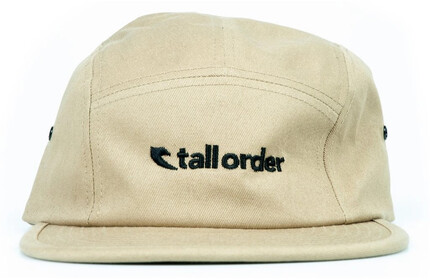 TALL-ORDER Logo Camper Cap black