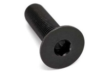 TLC Solid Titanium Crank Flush Mount Bolt (1 Piece) black