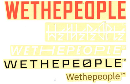 WETHEPEOPLE 2021 4-Big Sticker Pack