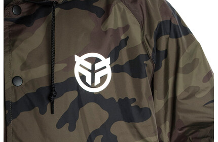 FEDERAL Logo Hooded Windbreaker Jacket camo L