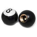 Eight-Ball Valve Caps black