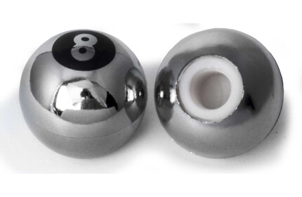 Eight-Ball Valve Caps chrome
