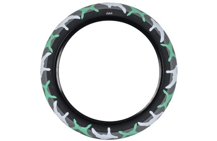 CULT Vans Waffle Camo 26 BMX Cruiser Tire teal-camo 26x2.10