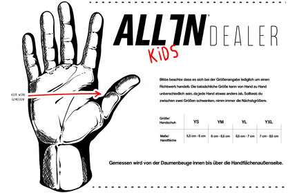 ALL-IN Kim L Possible Dealer Gloves Kids L