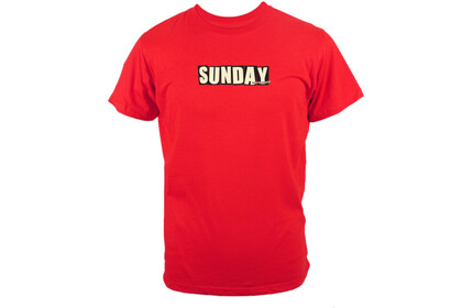 SUNDAY x Baker T-Shirt red XL