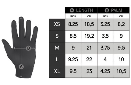 KHE 4130 Gloves black XS