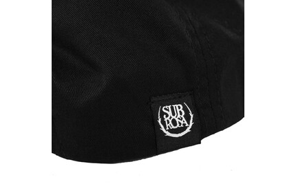SUBROSA Rose Embroidered Hat black