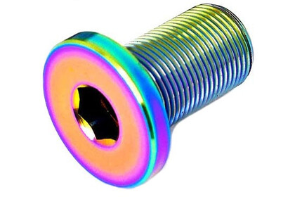 TLC Primo/Haro Titanium Crank Flush Mount Bolt (1 Piece) oil-slick