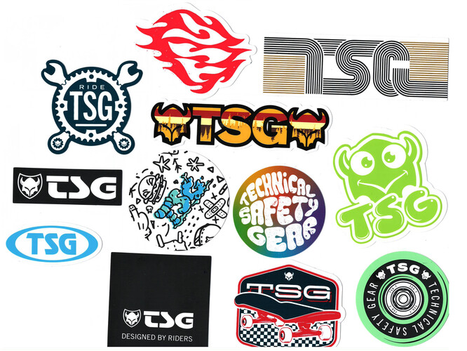 TSG Sticker Pack - BMX-Shop PARANO-GARAGE - first class bmx-mailorder