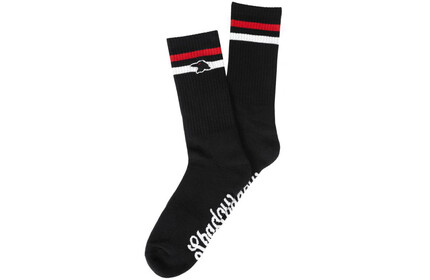 SHADOW Finest Crew Socks black/red