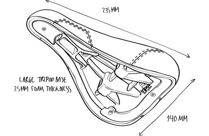 FLY-BIKES Fuego Tripod Seat