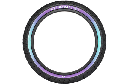 ECLAT Fireball Tire black/purple-teal-fade 20x2.30