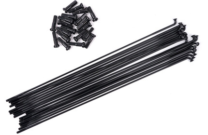 ALL-IN Jetons Ultralight Double Butted Spokes (20 Pieces) black|black 182mm
