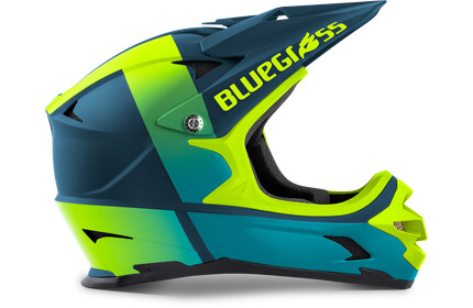 BLUEGRASS Intox Fullface Helmet petrol-fluo-yellow XS (52-54 cm)
