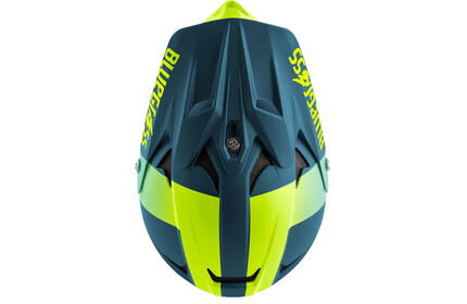 BLUEGRASS Intox Fullface Helmet petrol-fluo-yellow XS (52-54 cm)