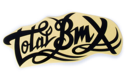 TOTAL-BMX Small Logo Sticker white 
