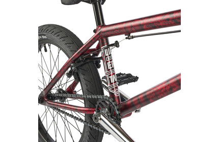 MANKIND Libertad BMX Bike 2022 semi-matt-smoke-red 20.5TT