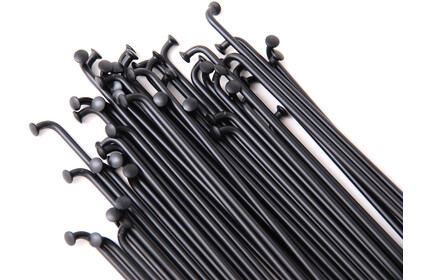 VOCAL Stainless Steel Spokes  (40 Pieces) black|black 180mm