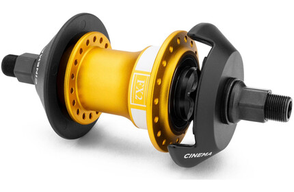 CINEMA FX2 Freecoaster Rear Hub matt-gold LHD