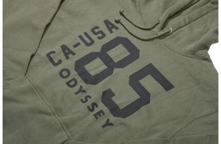 ODYSSEY Import Hoodie olive-green S
