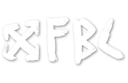 FIT FBC Brush Logo Die-Cut Sticker white 