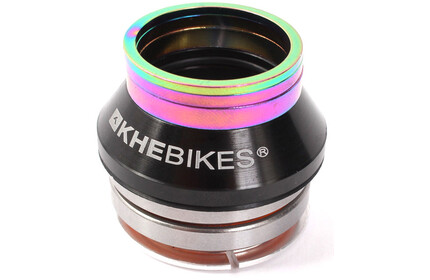 KHE Integrated Headset black (with oil-slick Spacers)