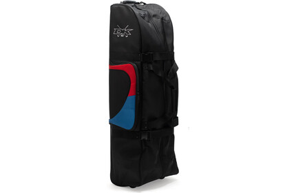 DK Golf Flight Bike Bag red/blue-tilt 