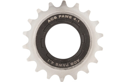 ACS Paws 4.1 Freewheel silver/black 18T RHD
