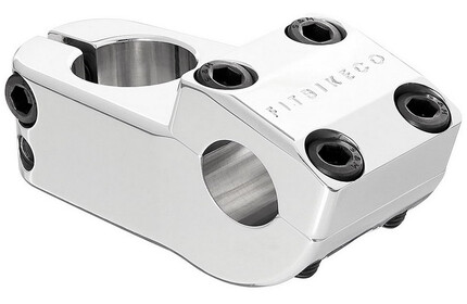 FIT Mike Aitken Stem silver-polished with black bolts