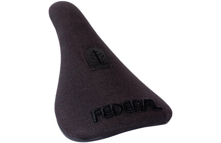 FEDERAL Slim Embroidered Word Pivotal Seat black 