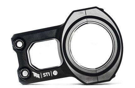 TITLE-MTB ST1 Stem chrome 35mm Reach (35mm Bar-Clamp)