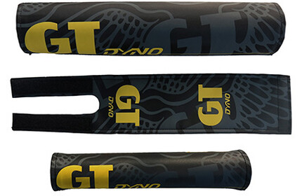 GT-BIKES Logo Bike Pad Set black/yellow 