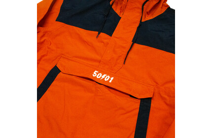 50to01 Waterproof Pullover Jacket Orange S