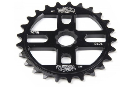 TOTAL-BMX Rock N Roll Light Spline Drive Sprocket silver-polished 25T